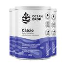 Kit 3 Cálcio de Algas Ocean Drop Vegano 120 Comprimidos