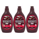 Kit 3 Calda de Chocolate Importada Hershey's Syrup 680 Gr