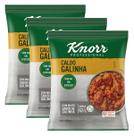 kit 3 Caldo Em Pó Galinha Knorr Mais Sabor Pacote 1,01kg