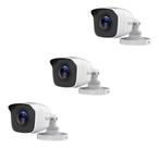 Kit 3 Câmera 1080p 20m 2.8mm Ip66 Thc-b120-pc Hilook