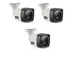 Kit 3 Câmeras Bullet Hd 720p 1Mp lente 2,8mm