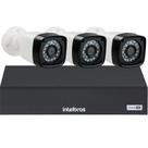 Kit 3 Câmeras Full Hd 1080p Dvr Intelbras Mhdx 3104c