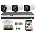 Kit 3 Câmeras HD 720p + DVR Intelbras MHDX 3104 S/HD