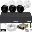 Kit 3 Câmeras Intelbras Vhl 1120b Hd Dvr 8ch 1108c HD 500gb Kit 3 Câmeras Intelbras Vhl 1120b Hd Dvr 8ch 1108c HD 500gb