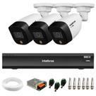 Kit 3 Câmeras Segurança VHD 1220 B Full Color Full HD 1080p + Gravador iMHDX 3008 8 Canais S/Hd