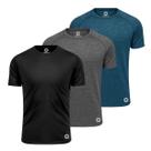Kit 3 Camisa Térmica Masculina DryFit Proteção Segunda Pele