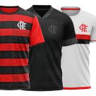 Kit 3 Camisas Do Flamengo Masculina Oficial Licenciado