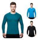 Kit 3 Camisas Masculina Manga Longa Malha Fria