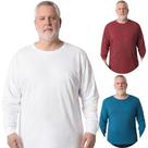 Kit 3 Camisas Masculina Manga Longa Plus Size Malha Fria