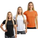 Kit 3 Camiseta Feminina Dry Fit UV Academia Treino Fitness Esporte Kit 3 Camiseta Feminina Dry Fit UV Academia Treino Fitness Esporte