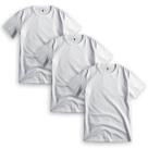 Kit 3 Camiseta Lisa Malha 100% Algodão Premium Unissex