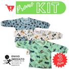 kit 3 camiseta manga longa bebê camisetinha menina menino envio imediato ESTAMPADAS Linha verão