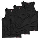 Kit 3 Camiseta Regata Masculina Básica 100% Algodão Branca