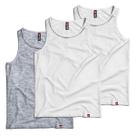 Kit 3 Camiseta Regata Masculina Básica Algodão Diversas Cor