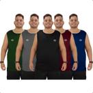 Kit 3 Camiseta Regata Masculina Dry Fit Plus Size Premium Kit 3 Camiseta Regata Masculina Dry Fit Plus Size Premium