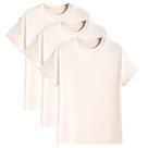 Kit 3 Camisetas Algodão Peruano Huxter OffWhite