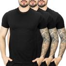 Kit 3 Camisetas Básicas Algodão Egipicio Preta