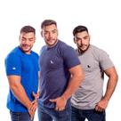 Kit 3 Camisetas Básicas Estilo Rei Original Algodão Macio Confortável 40% OFF