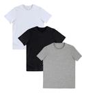 Kit 3 Camisetas Básicas Masculina De Algodão