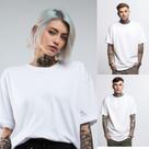 Kit 3 Camisetas Camisa Blusa Masculina Lisa Basica Oversized Streetwear Cor Preta,Branca,Offwhite. Kit 3 Camisetas Camisa Blusa Masculina Lisa Basica Oversized Streetwear Cor Preta,Branca,Offwhite.