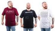 Kit 3 Camisetas Camisas Blusas Básicas Plus Size G1 G2 G3 Flero