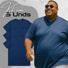 Kit 3 Camisetas Esportivas Masculinas Dry Fit Gola V Academia Esportes Ultra Leve e Fresca