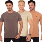 Kit 3 Camisetas Estonada Masculino Casual Premium Algodão Kit 3 Camisetas Estonada Masculino Casual Premium Algodão