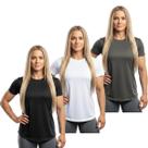 Kit 3 Camisetas Femininas Manga Curta Dry Proteção UV Fit Trendixx Leveza e Alta Performance