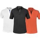 Kit 3 Camisetas Gola Padre Masculina Linha Premium Com Elastano Kit 3 Camisetas Gola Padre Masculina Linha Premium Com Elastano