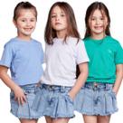 Kit 3 Camisetas Infantil Básica Kit 3 Camisetas Infantil Básica