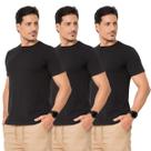 Kit 3 Camisetas Masculina Algodão Peruana Premium Lisa Luxo Kit 3 Camisetas Masculina Algodão Peruana Premium Lisa Luxo