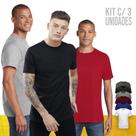 Kit 3 Camisetas Masculinas ALGODÃO Slim Fit Básica T Shirt Camisa Academia Corrida Casual 667 Kit 3 Camisetas Masculinas ALGODÃO Slim Fit Básica T Shirt Camisa Academia Corrida Casual 667