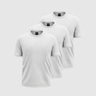 Kit 3 Camisetas Masculinas Básica Lisa 100% Algodão Gola Redonda Manga Curta