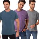 Kit 3 Camisetas Masculino Estonada Premium Algodão Kit 3 Camisetas Masculino Estonada Premium Algodão
