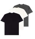 Kit 3 camisetas oversized unissex