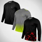 Kit 3 Camisetas Para Esportistas com Proteção Solar UV50+