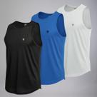 Kit 3 Camisetas Regatas Masculina Lisa Básica Academia Verão