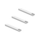 Kit 3 Canaleta Sistema X 20x12mm Legrand 30801ADX Legrand