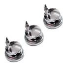 Kit 3 Caneca Pé De Surdo Tom Com Haste Cromada 8.3 Robusta