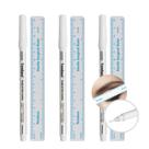 Kit 3 Caneta Marcação Cirúrgica Branca com Régua para Olhos e Desing Tondaus Ponta 1.0mm