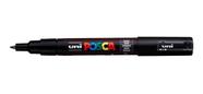 Kit 3 Caneta Posca Preta PC-1MR e 2PC-1M
