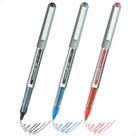 Kit 3 Caneta Rollerball Uni-Ball Eye 0.7mm Escrita Suave Cores Preta Azul Vermelha
