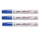 Kit 3 Canetas Cirúrgicas Marcador Pele- Alto Rendimento-Azul