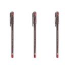 Kit 3 Canetas Esferográfica 0.7 My-Tech Jocar Office - Vermelho