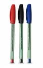 Kit 3 canetas esferográfica faber castell trilux ponta fina