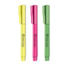 Kit 3 canetas marca texto cores neon Faber-Castell