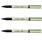 KIT 3 Canetas Rollerball Fine DELUXE - Preta KIT 3 Canetas Rollerball Fine DELUXE - Preta