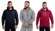kit 3 Cangurus Blusas Casacos Masculinos Peluciado
