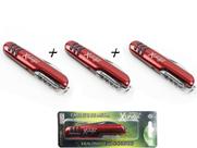 Kit 3 Canivetes 5 Funções Xingu XV3177 Estilo Suíço - Cores Kit 3 Canivetes 5 Funções Xingu XV3177 Estilo Suíço - Cores