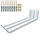 Kit 3 Cantoneiras De Parede Design Em L Moderno 40cm Aço Reforçado Mão Francesa Para Prateleira